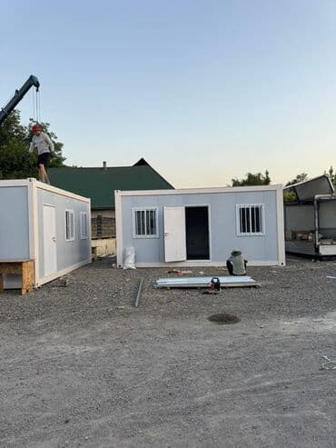 Модулдук үй 6×3м — офис, соода түйүнү же убактылуу жашоо үчүн эң сонун