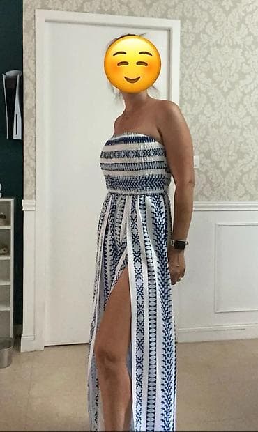 Кофты, свитеры: Повседневное платье, Лето, Длинная модель, M — 6