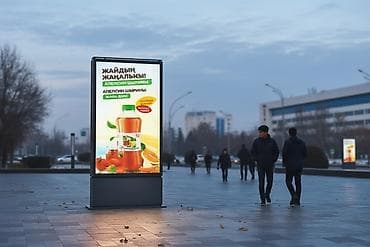 Сдаем в аренду ЛЭД экраны в городе Ош для реламы вашей продукции. На