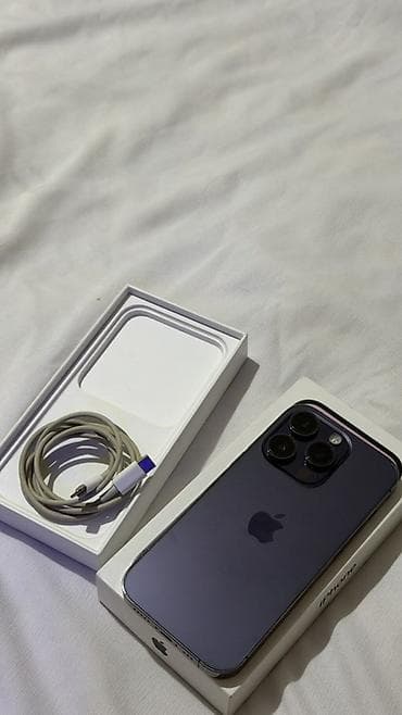китайский айфон 14 про: IPhone 14 Pro, Б/у, 256 ГБ, Deep Purple, Коробка, 80 % — 2