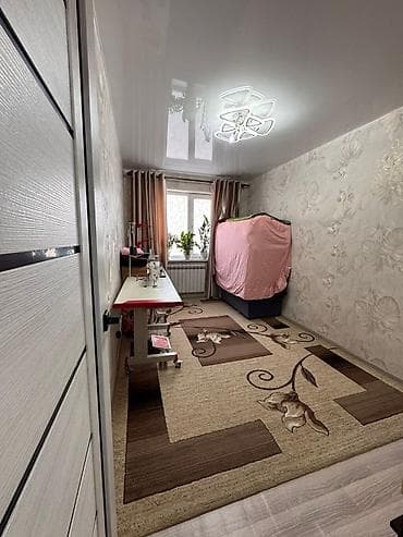 osh flats: 2 комнаты, 48 м², 103 серия, 2 этаж, Евроремонт — 5