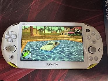 PSP (Sony PlayStation Portable): PlayStation vita slim, белый-лайм, идеальное состояние, полный — 4