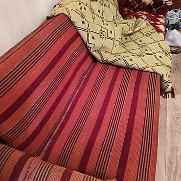 покрывало диван: Прямой диван, Б/у — 4