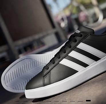 обувь классика: Мужские кроссовки, 44, 45, Adidas, Новый, цвет - Черный — 9