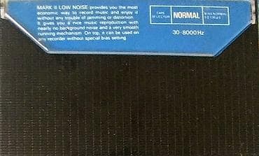 кассеты аудио: Аудиокассета Mark II Low Noise 60 (1982 г. ) Германия. - Тип: Compact — 4