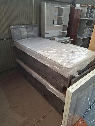 Односпальная кровать, Новый, С матрасом, длина - 200 см — 2