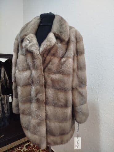 Киреге берилүүчү кийимдер: Шуба, Норка, Тизеден, 4XL — 2