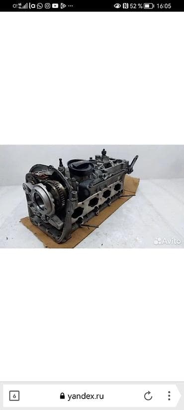 Головка блока цилиндров (ГБЦ) в сборе для рядного двигателя