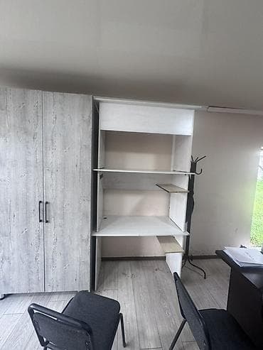 стол учеников: Комплект офисной мебели, Полка, ДСП, цвет - Серый — 1