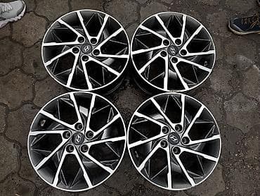 Литые Диски R 17 Hyundai, Комплект, отверстий - 5, Б/у
