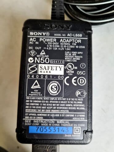 блоки питания для ноутбуков ibm: Блок питания, адаптер CANON AD-360U, 13V, 1.8A SONY AC-LS5B, 4.2V — 5