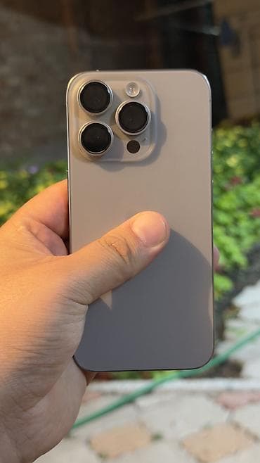 IPhone 15 Pro, Б/у, 256 ГБ, Natural Titanium, Коробка, 86 % — 2