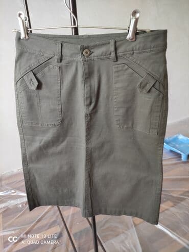 теннисный юбка: Джинсовые юбки новые: синяя и хаки. Размер 46-50 — 6