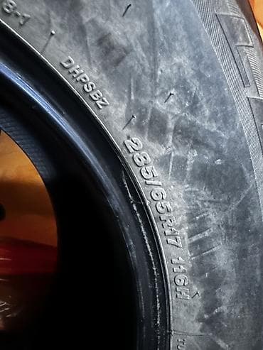 bridgeston: Шины 285 / 65 / R 17, Лето, Б/у, Комплект, Внедорожные (АТ/МТ), Япония, Bridgestone — 5