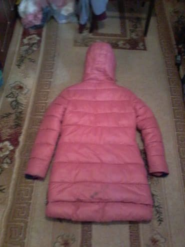 красный пиджак: Пуховик зимний, на девочку, цвет арбуз, очень теплый, очень удобный — 8