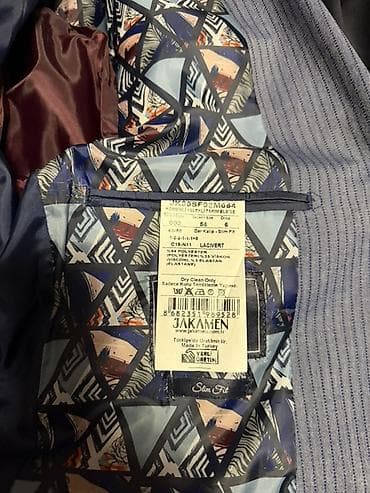 одежда акацуки: Мужской костюм-двойка в тонкую полоску. - Цвет — 8