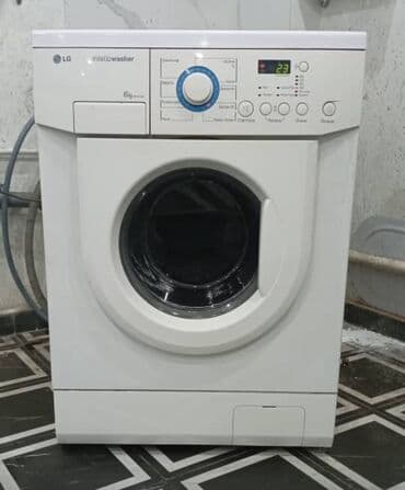 стиральные машины ремонт: Стиральная машина LG, Б/у, Автомат, До 6 кг, Полноразмерная — 4