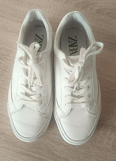 обувь zara: Ботинки, 39, Zara, Б/у, цвет - Белый — 3