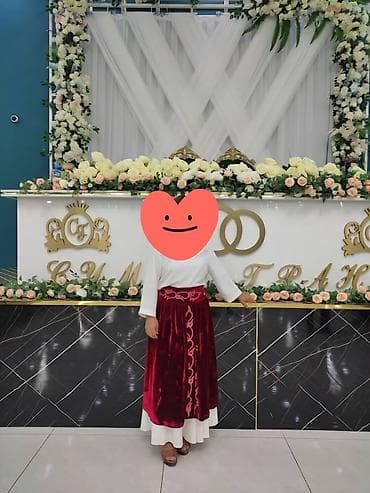 женские черные туфли: Юбка, Макси, Бархат, По талии — 1