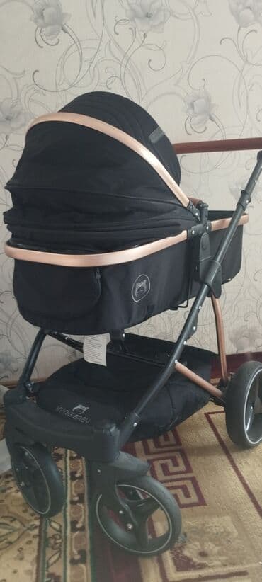 бутылка детская: Коляска, цвет - Черный, Б/у — 1