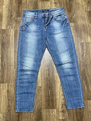 Балдардын кийим-кечелери жана бут кийимдери: Жынсылар жана шымдар, түсү - Көк, Жаңы — 1