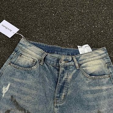 Джинсы: Джинсы Acne Studios - Модель: свободный прямой крой, высокая посадка — 4