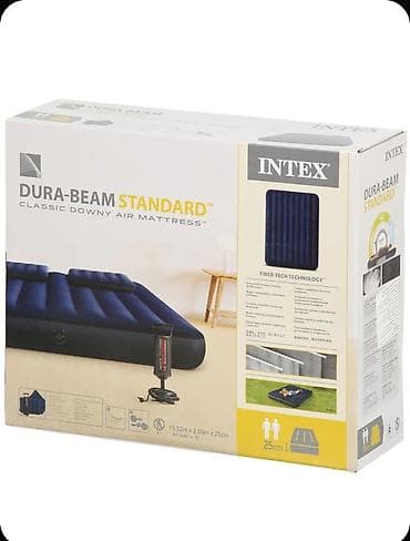 ноди: Надувной матрас Intex 64765, двуспальный, ?25 см - Максимальная — 3