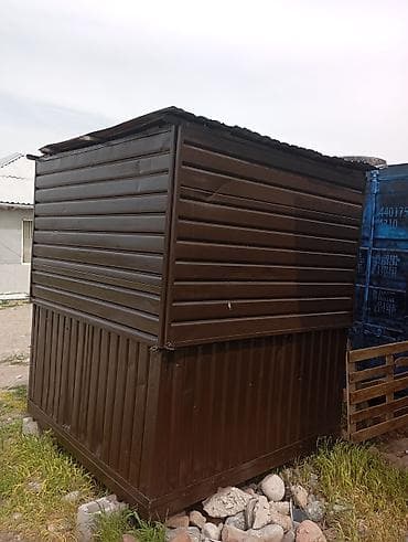 Металлический киоск/хозблок из профнастила - Каркас металлический