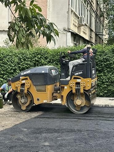 Асфальтирование и благоустройство территорий под ключ - Укладка