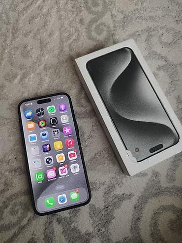 xs iphon: IPhone 15 Pro Max, Б/у, 256 ГБ, Графит, Коробка, 81 % — 3