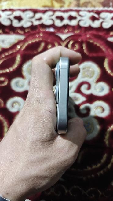 продаю наушники на айфон: IPhone 15 Pro, Б/у, 256 ГБ, Desert Titanium, Чехол, 83 % — 4