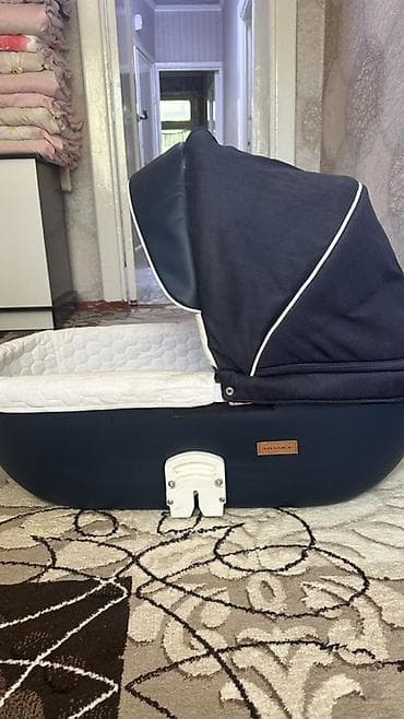 онклауд обувь: Детская коляска 2 в 1 (люлька + прогулочный блок) - Цвет: темно‑синий — 1