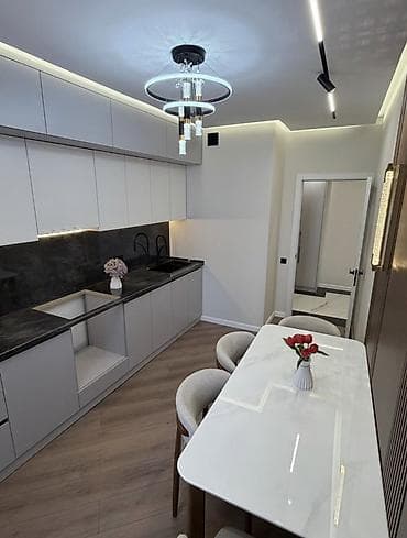 Недвижимость: 2 комнаты, 60 м², Элитка, Пишпек Элитка, 11 этаж, Дизайнерский ремонт — 6