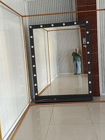 Гримерное напольное зеркало в полный рост с подсветкой - Формат — 2