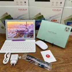 купить планшет с клавиатурой и мышкой: Планшет, ATouch, память 256 ГБ, 10" - 11", 5G, Классический цвет - Белый — 3