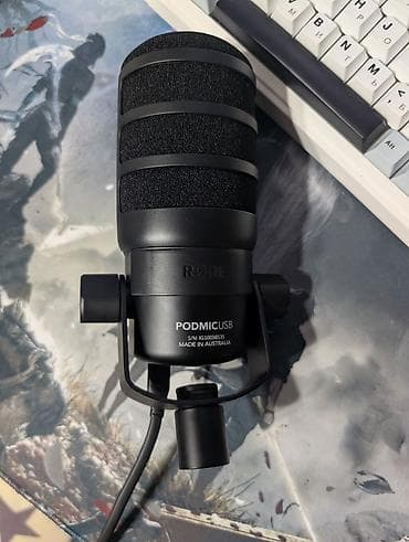 Студия микрофондору: Продаю студийный микрофон RODE Podmic USB со всеми комплектующими — 1