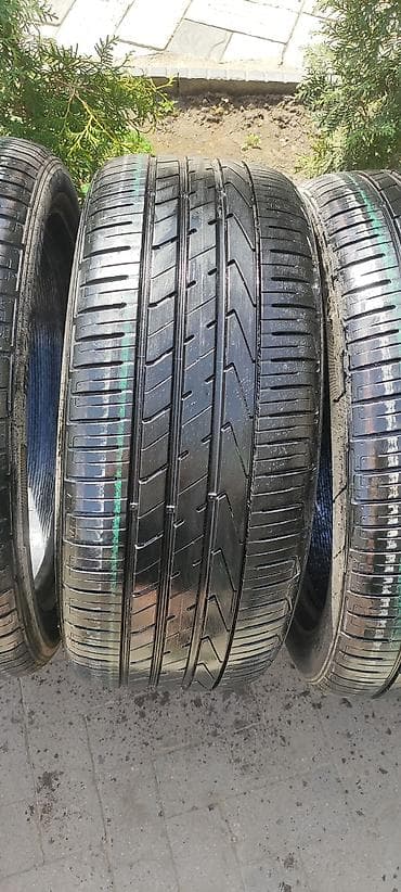 корейские летние шины: Шины 235 / 50 / R 19, Лето, Б/у, Комплект, Внедорожные (АТ/МТ), Hankook — 7