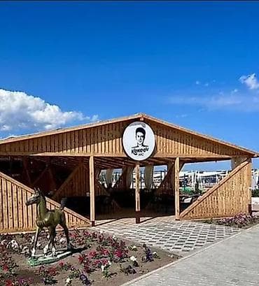 голубой иссык кул: Курортная локация на берегу Иссык‑Куля - Ухоженная набережная с — 7