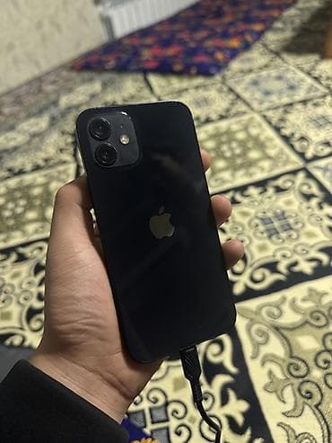 apple macbook air: IPhone 12, 256 ГБ, Черный, Защитное стекло, Чехол — 1