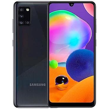 16гб оперативки: Samsung Galaxy A31, Б/у, 64 ГБ, цвет - Черный, 2 SIM — 1