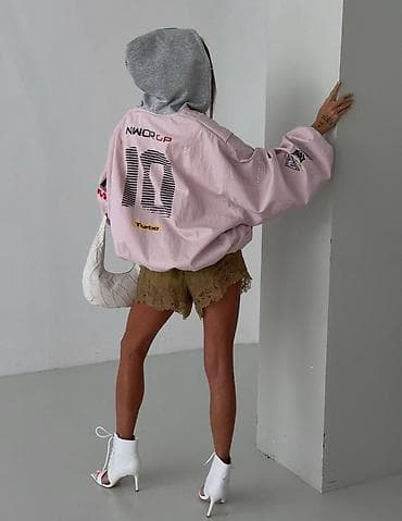nike tech flece: Ветровка, Осень-весна, С капюшоном, L — 2