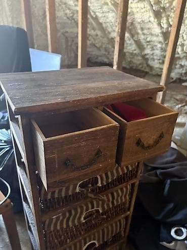 Комоддор: Кийим үчүн комод, Күзгүсүз, Жыгач, түсү - Күрөң — 3