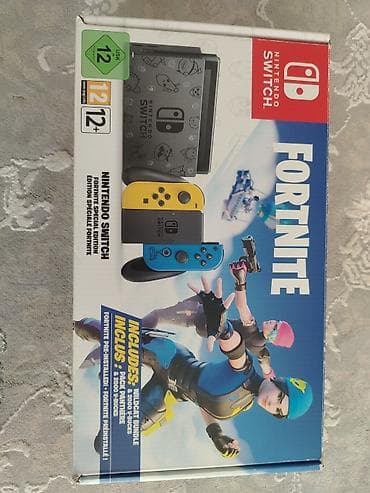 Nintendo Switch Fortnite Edition (не OLED) Комплектация: - Консоль at lalafo.kg Nintendo Switch Fortnite Edition (не OLED) Комплектация: - Консоль