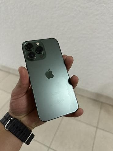 ремонт эирподс: IPhone 13 Pro, Б/у, 256 ГБ, Alpine Green, Чехол, 80 % — 1