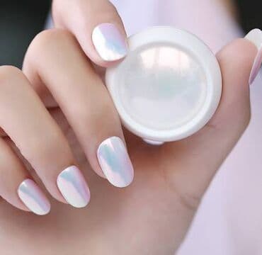 Атайын кийим: Светоотражающая, зеркальная пудра (втирка) для ногтей, тени для век — 3