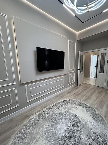 халал квартира: 1 комната, 45 м², Асанбай мкр Элитка, 5 этаж, Дизайнерский ремонт — 6