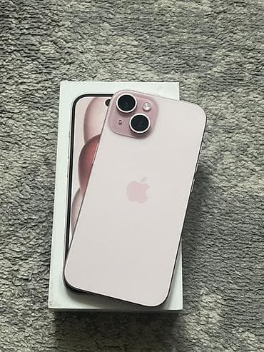 IPhone 15, Новый, 128 ГБ, Розовый, Коробка, 88 %