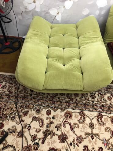 мебель из турции: Комплект мягкой мебели, Б/у, Самовывоз, цвет - Зеленый — 7
