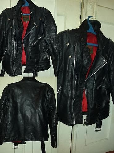 Продаю мото байк куртка кожа толстая размер 48 Косуха из натуральной