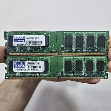 Оперативдик эс-тутум, Жаңы, Goodram, 4 ГБ, DDR2, 800 МГц — 1
